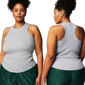 Fabletics Lightly Ribbed Racerback Tank Top 4X